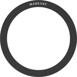 スマホ 対応 メタルプレート MagSafe充電器 対応 貼るだけ 極薄 磁力 強化 メタル プレート スマホマグネットプレート 薄い 磁石 強力 金属プレート 貼り付け簡単 粘着 シート HOOP ブラック ME_STMSPMGHO_BK