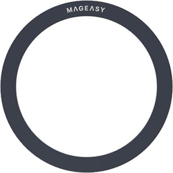 スマホ 対応 メタルプレート MagSafe充電器 対応 貼るだけ 極薄 磁力 強化 メタル プレート スマホマグネットプレート 薄い 磁石 強力 金属プレート 貼り付け簡単 粘着 シート HOOP ミッドナイト ME_STMSPMGHO_MI