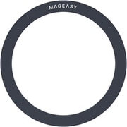 スマホ 対応 メタルプレート MagSafe充電器 対応 貼るだけ 極薄 磁力 強化 メタル プレート スマホマグネットプレート 薄い 磁石 強力 金属プレート 貼り付け簡単 粘着 シート HOOP ミッドナイト ME_STMSPMGHO_MI