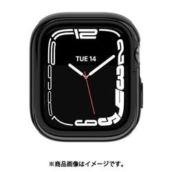 Apple Watch 41mm 対応 ケース 米軍 MIL規格 耐衝撃 アルミ TPU 保護ケース 衝撃 吸収 Odyssey （glossy） フラッシュブラック ME_WA2CSATW2_BK