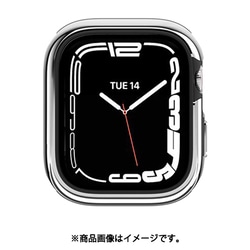 Apple Watch 41mm 対応 ケース 米軍 MIL規格 耐衝撃 アルミ TPU 保護ケース 衝撃 吸収 Odyssey （glossy） フラッシュシルバー ME_WA2CSATW2_SV
