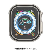 Apple Watch Ultra 49 mm 対応 耐衝撃 ケース フィルム ( 9H ガラス ) 一体型 保護ケース 衝撃 吸収 Appleウォッチ 保護 カバー Hybrid Case チタニウム SE_W49CSPCHW_TI