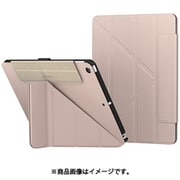 iPad 7/8/9世代 10.2 対応 ケース 衝撃 傷 保護 軽量 薄型 4WAY 手帳型 スタンド 合皮 カバー Origami ピンクサンド SE_PDACSPLO3_PK