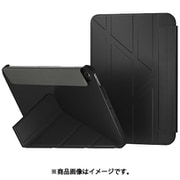 iPad mini7 A17 Pro 対応 ケース 衝撃 傷 保護 軽量 薄型 4WAY 手帳型 スタンド 合皮 カバー アップルペンシル 収納 充電 可能 Origami ブラック SE_PM6CSPLO4_BK
