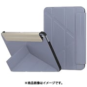 iPad mini7 A17 Pro 対応 ケース 衝撃 傷 保護 軽量 薄型 4WAY 手帳型 スタンド 合皮 カバー アップルペンシル 収納 充電 可能 Origami アラスカンブルー SE_PM6CSPLO4_AB