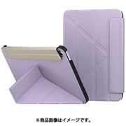 iPad mini7 A17 Pro 対応 ケース 衝撃 傷 保護 軽量 薄型 4WAY 手帳型 スタンド 合皮 カバー アップルペンシル 収納 充電 可能 Origami ライラック SE_PM6CSPLO4_LI