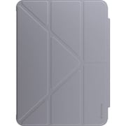 iPad 13 M3 M2 iPad Pro 12.9 2022 2021 対応 ケース 手帳型 オートスリープ 対応 背面 クリア スリム 保護 カバー Apple Pencil 2 充電 可能 ホルダー 透明 クリアケース/4段階 角度 変更 スタンド 付き Origami Nude アラスカンブルー SE_P12CSPL3O_AB