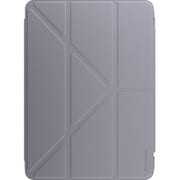 iPad11 2025 A16 iPad 10.9 2022 対応 ケース 手帳型 オートスリープ 対応 背面 クリア スリム 保護 カバー 透明 クリアケース/4段階 角度 変更 スタンド 付き Origami Nude アラスカンブルー SE_PD5CSPL2O_AB