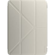 iPad11 2025 A16 iPad 10.9 2022 対応 ケース 手帳型 オートスリープ 対応 背面 クリア スリム 保護 カバー 透明 クリアケース/4段階 角度 変更 スタンド 付き Origami Nude スターライト SE_PD5CSPL2O_SL