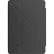 iPad 7/8/9世代 対応 ケース 手帳型 レザー 背面 クリア 5WAY スタンド 保護 カバー オートスリープ 対応 Origami Nude ブラック SE_PDACSPL4O_BK