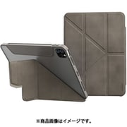 iPad Air M3 2025 第5世代 Air4/iPad Pro 11 2022 2021 対応 ケース 手帳型 オートスリープ 対応 背面 クリア Apple Pencil2 充電 保護 カバー 角度 変更 スタンド 付き 手帳 タブレットケース VIVAZ+ トープグレー ME_PPBCSPLP2_GY