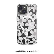 iPhone 15 対応 ケース Magsafe 対応 マグネット 付/耐衝撃 米軍 MIL規格 クリア おしゃれ アート クリアケース マグセーフ スマホケース Artist M フルール SE_IONCSPTIM_FL