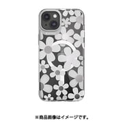 iPhone 15 Plus 対応 ケース Magsafe 対応 マグネット 付/耐衝撃 米軍 MIL規格 クリア おしゃれ アート クリアケース マグセーフ スマホケース Artist M フルール SE_IOBCSPTIM_FL