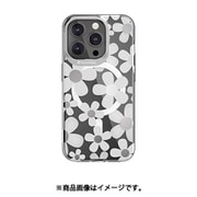 iPhone 15 Pro 対応 ケース Magsafe 対応 マグネット 付/耐衝撃 米軍 MIL規格 クリア おしゃれ アート クリアケース マグセーフ スマホケース Artist M フルール SE_IOPCSPTIM_FL