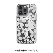 iPhone 15 Pro Max 対応 ケース Magsafe 対応 マグネット 付/耐衝撃 米軍 MIL規格 クリア おしゃれ アート クリアケース マグセーフ スマホケース Artist M フルール SE_IOGCSPTIM_FL