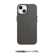 iPhone 15 対応 ケース 超 薄型 軽量 指紋 傷 防止 スマホケース 手触り サラサラ フロスト クリア カバー 0.35 トランスパレントブラック SE_IONCSPP35_BK