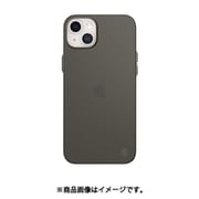 iPhone 15 Plus 対応 ケース 超 薄型 軽量 指紋 傷 防止 スマホケース 手触り サラサラ フロスト クリア カバー 0.35 トランスパレントブラック SE_IOBCSPP35_BK