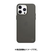 iPhone 15 Pro Max 対応 ケース 超 薄型 軽量 指紋 傷 防止 スマホケース 手触り サラサラ フロスト クリア カバー 0.35 トランスパレントブラック SE_IOGCSPP35_BK