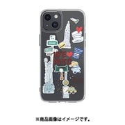 iPhone 15 Plus 対応 ケース 耐衝撃 米軍 MIL規格 クリア かわいい 手書き風 イラスト スマホケース おしゃれ クリアケース City ニューヨーク SE_IOBCSPTC0_NY