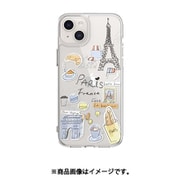 iPhone 15 Plus 対応 ケース 耐衝撃 米軍 MIL規格 クリア かわいい 手書き風 イラスト スマホケース おしゃれ クリアケース City パリ SE_IOBCSPTC0_PR