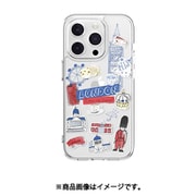 iPhone 15 Pro 対応 ケース 耐衝撃 米軍 MIL規格 クリア かわいい 手書き風 イラスト スマホケース おしゃれ クリアケース City ロンドン SE_IOPCSPTC0_LN