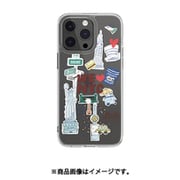 iPhone 15 Pro Max 対応 ケース 耐衝撃 米軍 MIL規格 クリア かわいい 手書き風 イラスト スマホケース おしゃれ クリアケース City ニューヨーク SE_IOGCSPTC0_NY