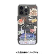 iPhone 15 Pro Max 対応 ケース 耐衝撃 米軍 MIL規格 クリア かわいい 手書き風 イラスト スマホケース おしゃれ クリアケース City シャンハイ SE_IOGCSPTC0_SH
