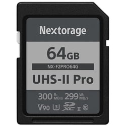SDXC UHS-IIカード V90 64GB NX-F2PRO64G