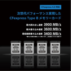 新品/未開封品　Nextorage CFexpress Type B 165GB Nextorage 世界最速[1] CFexpress™ Type B メモリーカード NX