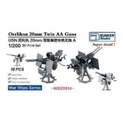 BSTWS20014 1/200 米海軍 エリコン 20mm連装対空砲 A [プラモデル用パーツ]