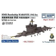 BSTML70002 1/700 イギリス海軍 戦艦 ウォースパイト アップグレードセット 1942年 （トランペッター05795用） [プラモデル用パーツ]