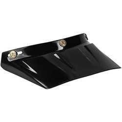 バイク 汎用 ロング バイザー VMX 3点留め 光沢 トリプルクロス xXx ブラック xxx-VISOR-BK