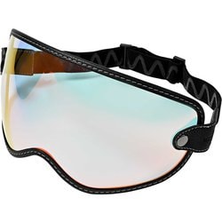 バイク MOTO ZERO シールドバイザー ゴーグル 汎用 シールド バイザー レインボーミラー MOTOZERO-RAINBOW MIRROR