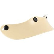 バイク 汎用 バイザー ショート ジェット 後付け カフェ スタイル マスタッシュ アイボリー Mustache-Visor-IV