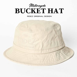 バケットハット NEO 撥水 バイク キャンプ 登山 帽子 IVORY RC14-IVORY