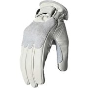 REBEL 牛革 バイク用 レザー 手袋 L オフホワイト RLG2202-W-L