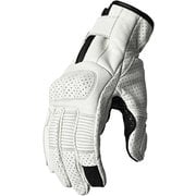 DEFOE 牛革 バイク用 レザー 手袋 M オフホワイト RLG2201-W-M