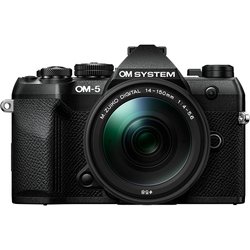 OM-5 Mark II 14-150mm II レンズキット [ボディ フォーサーズセンサー ミラーレスカメラ ブラック＋交換レンズ「M.ZUIKO DIGITAL ED 14-150mm F4.0-5.6 II」]