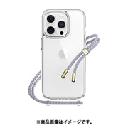 iPhone 15 Pro 対応 ケース 斜めがけ 首掛け 肩掛け スマホショルダー ストラップ 付/耐衝撃 米軍 MIL規格 クリア スマホケース PLAY エンジェル SE_IOPCSPTP3_AN