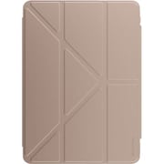 iPad 11 A16 2025 10.9 対応 ケース 手帳型 レザー 背面 クリア 5WAY スタンド 保護 カバー オートスリープ 対応 Origami Nude ベージュ SE_PD5CSPL2O_BG