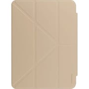 iPad 11インチ M2 10.9/iPad Pro11 対応 ケース 手帳型 レザー 背面 クリア 5WAY スタンド 保護 カバー ペン収納 可能 オートスリープ 対応 Origami Nude ベージュ SE_PPBCSPL3O_BG