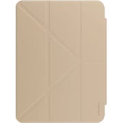 iPad Air 13 対応 ケース 手帳型 レザー 背面 クリア 5WAY スタンド 保護 カバー ペン収納 可能 オートスリープ 対応 Origami Nude ベージュ SE_P12CSPL3O_BG