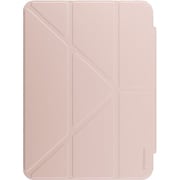 iPad 11インチ M2 10.9/iPad Pro11 対応 ケース 手帳型 レザー 背面 クリア 5WAY スタンド 保護 カバー ペン収納 可能 オートスリープ 対応 Origami Nude ピンクサンド SE_PPBCSPL3O_PK