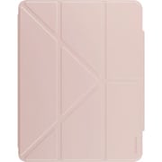 iPad Air 13 対応 ケース 手帳型 レザー 背面 クリア 5WAY スタンド 保護 カバー ペン収納 可能 オートスリープ 対応 Origami Nude ピンクサンド SE_P12CSPL3O_PK