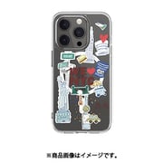 iPhone 15 Pro 対応 ケース MagSafe 対応 マグネット 付/耐衝撃 米軍 MIL規格 クリア かわいい 手書き風 イラスト スマホケース City M ニューヨーク SE_IOPCSPTC1_NY