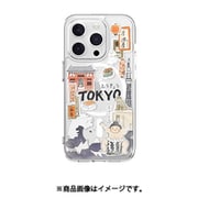 iPhone 15 Pro 対応 ケース MagSafe 対応 マグネット 付/耐衝撃 米軍 MIL規格 クリア かわいい 手書き風 イラスト スマホケース City M トーキョー SE_IOPCSPTC1_TK
