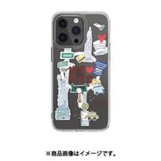 iPhone 15 Pro Max 対応 ケース Magsafe 対応 マグネット 付/耐衝撃 米軍 MIL規格 クリア かわいい 手書き風 イラスト スマホケース City M ニューヨーク SE_IOGCSPTC1_NY