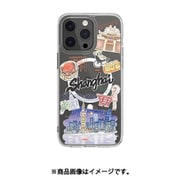 iPhone 15 Pro Max 対応 ケース Magsafe 対応 マグネット 付/耐衝撃 米軍 MIL規格 クリア かわいい 手書き風 イラスト スマホケース City M シャンハイ SE_IOGCSPTC1_SH