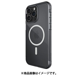 iPhone 15 Pro 対応 ケース Magsafe 対応 耐衝撃 米軍 MIL規格 クリア 耐衝撃ケース アルミ フレーム Air MagSafe スモーク RT_IOPCSAPRM_SM