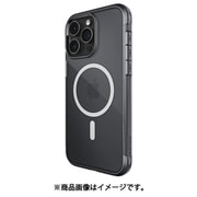 iPhone 15 Pro 対応 ケース Magsafe 対応 耐衝撃 米軍 MIL規格 クリア 耐衝撃ケース アルミ フレーム Air MagSafe スモーク RT_IOPCSAPRM_SM